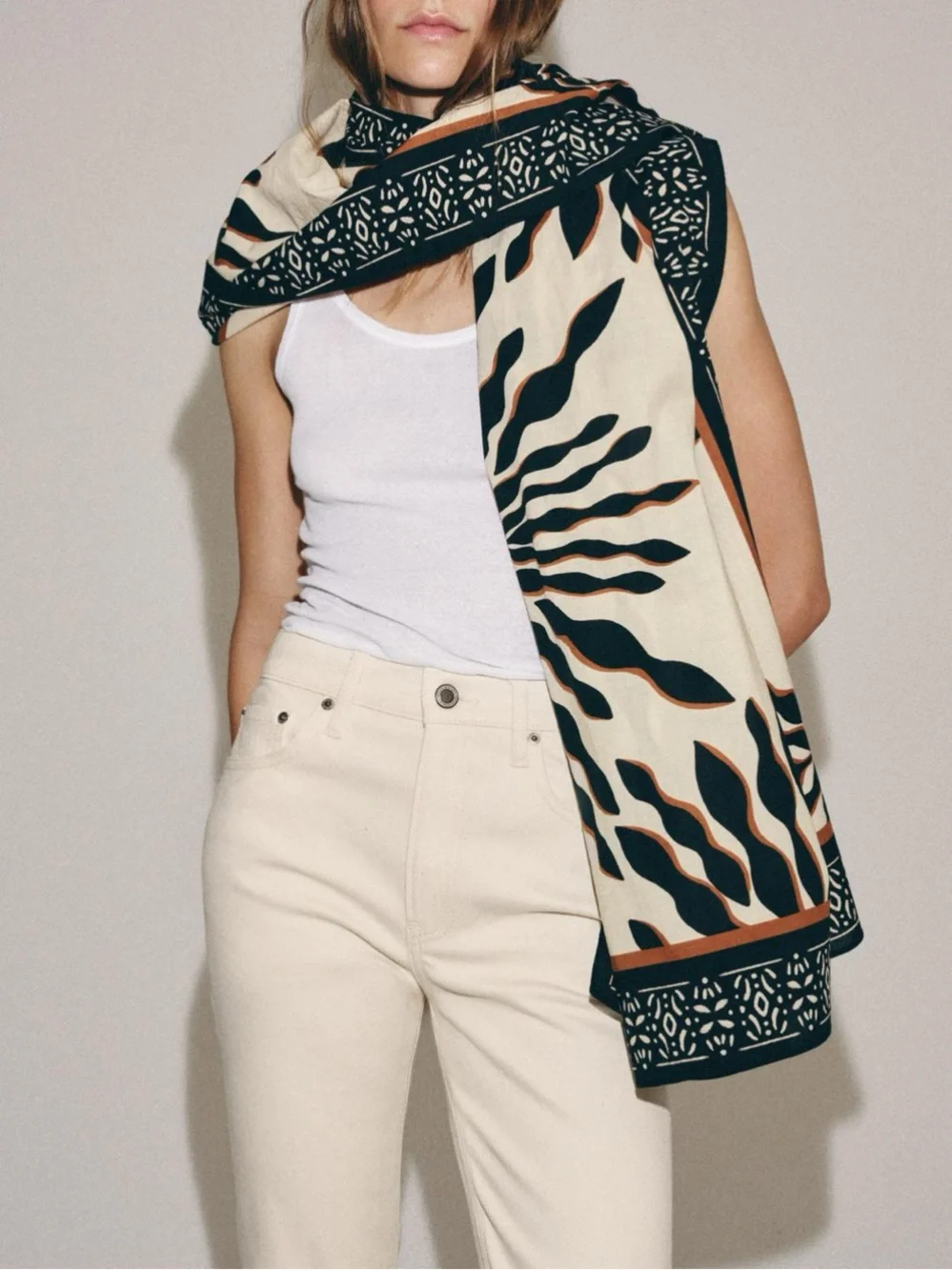 Zara palm print